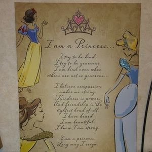 I Am a Princess Canvas